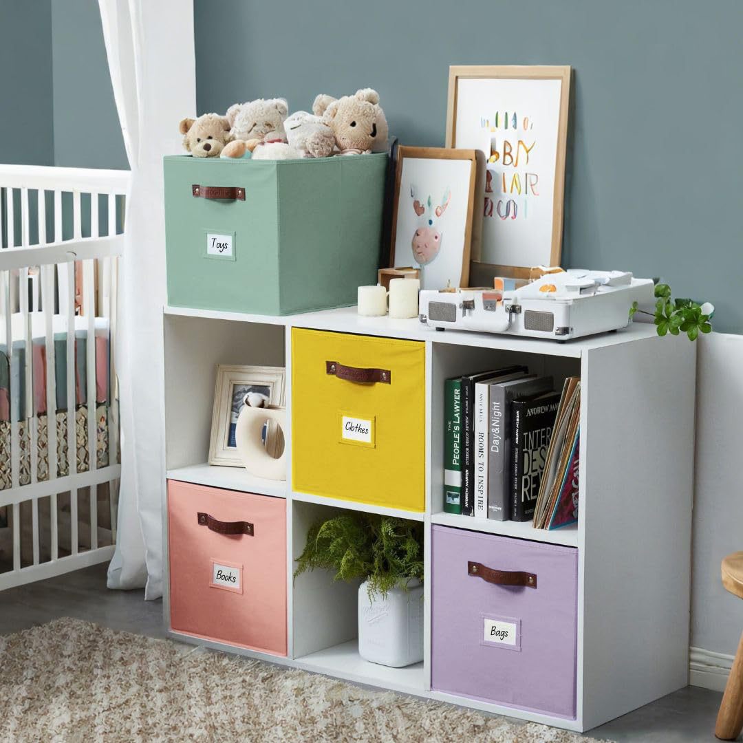 Amazon Lidless Storage Box Fabric Storage Box Foldable Large Drawer Storage Box Toy Storage Box