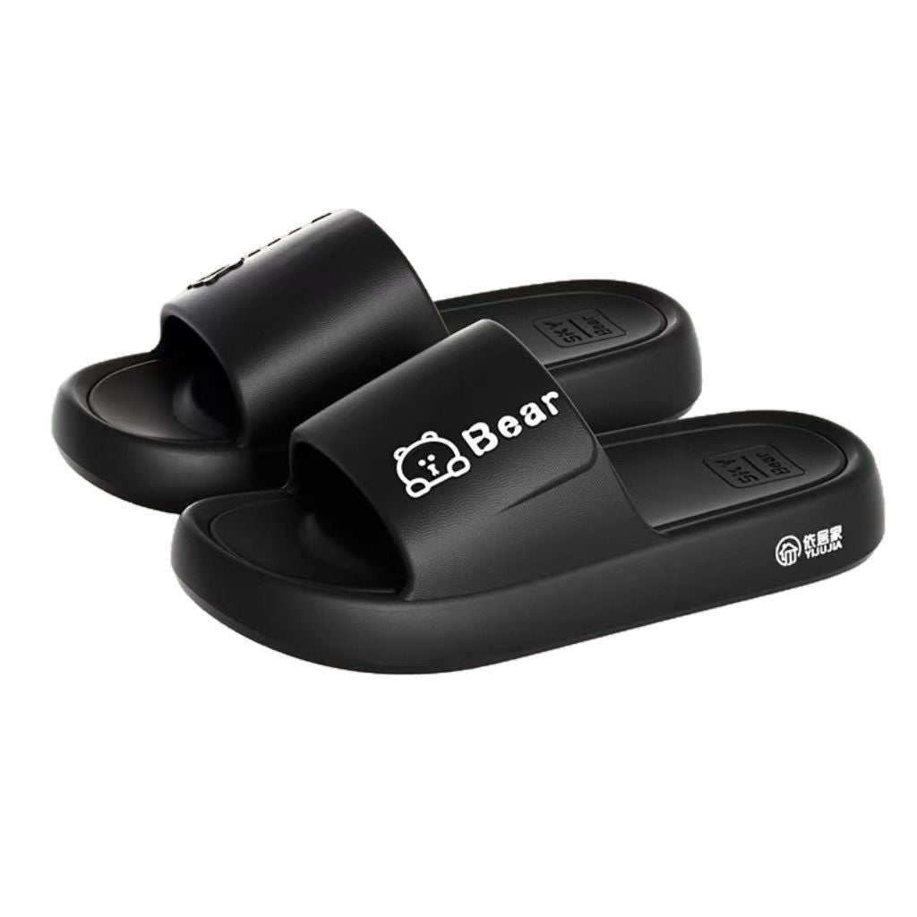 2025 New Summer Fashionable Simple and Comfortable Outfit Indoor Household Anti-slip Deodorant Slippers for Women