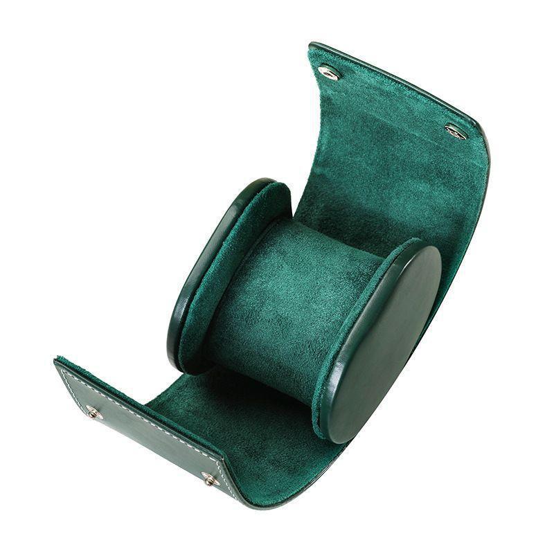 2025 Cross-Border Portable 1-Digit 2-Digit 3-Digit Watch Box Pu Leather Watch Storage Box Packaging Box Wholesale