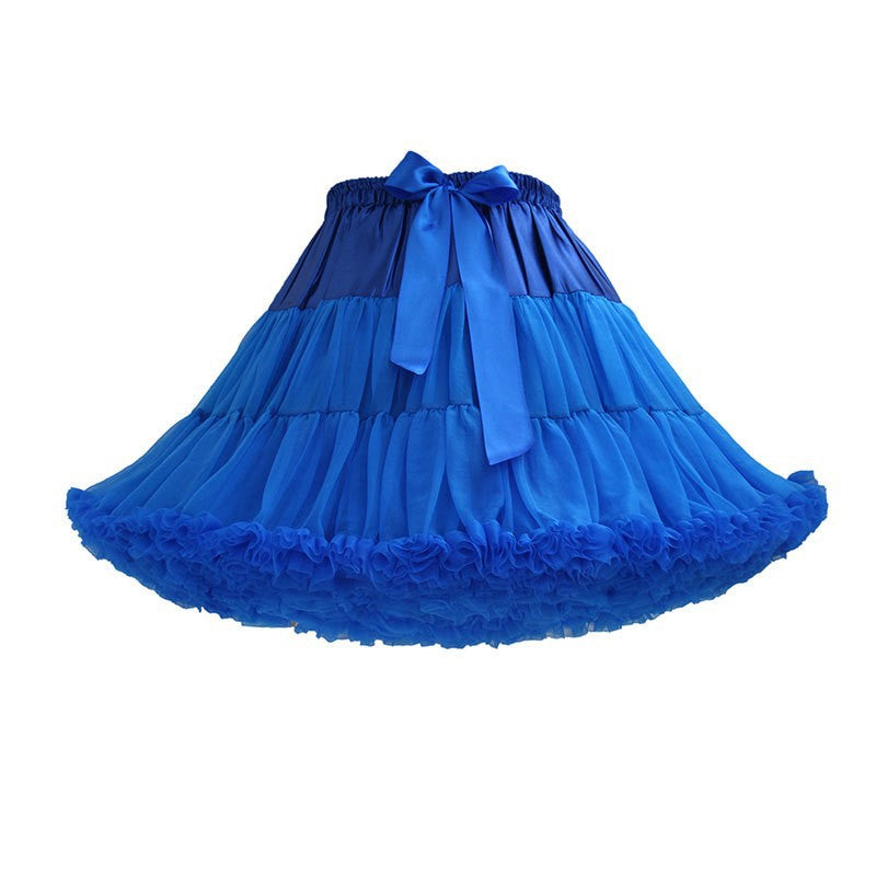 Adult Cloud Brace New Style Breathable Veil Skirt Super Veil Mesh Lolita Soft Girl Tutu Skirt Boneless Pirate Skirt