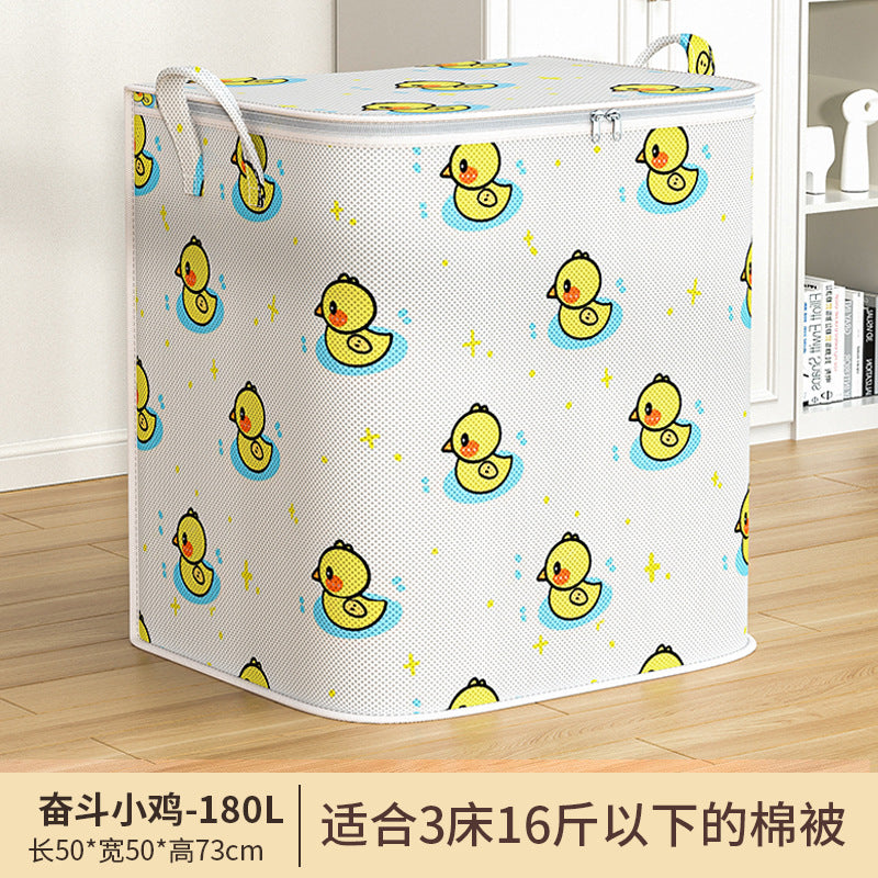 Large-Capacity Moving Packing Bag for Clothes, Cotton Quilt, Luggage Storage Bag, Snakeskin Woven Clothing Storage Bag