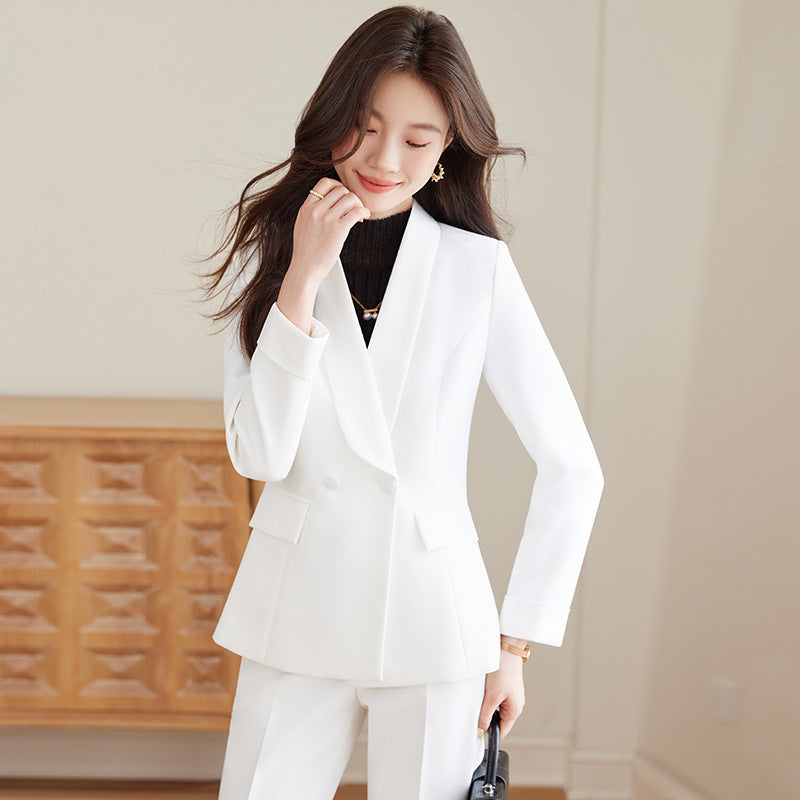 High-End Suit Suit Spring & Fall New Goddess Style Casual Slimming Look Elegant Fashion Commuter Business Professional Workwear