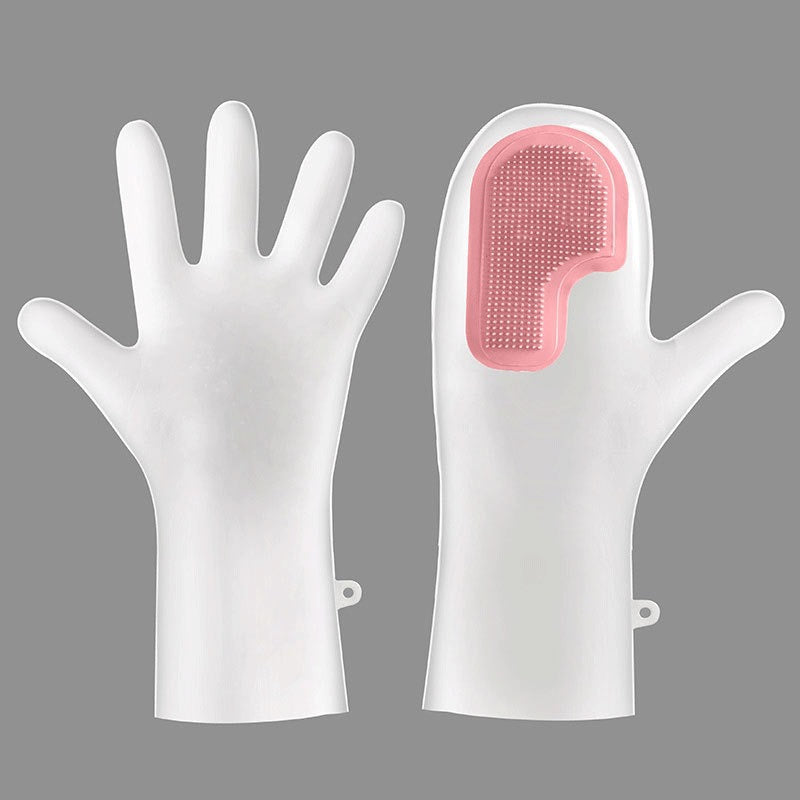 New multifunctional magic brush housework dishwashing gloves kitchen cleaning brush bowl waterproof durable waterproof non-slip wholesale