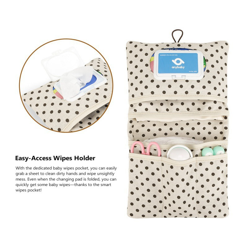 Cross-Border Baby Diaper Storage Bag Waterproof Baby Diaper Bag Portable Hand-Held Toiletry Diaper Bag