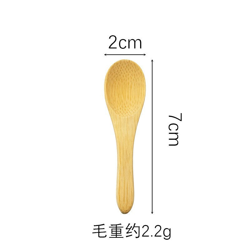 Factory wholesale Japanese children's rice spoon mini bamboo spoon meal chopsticks tableware household kitchen utensils