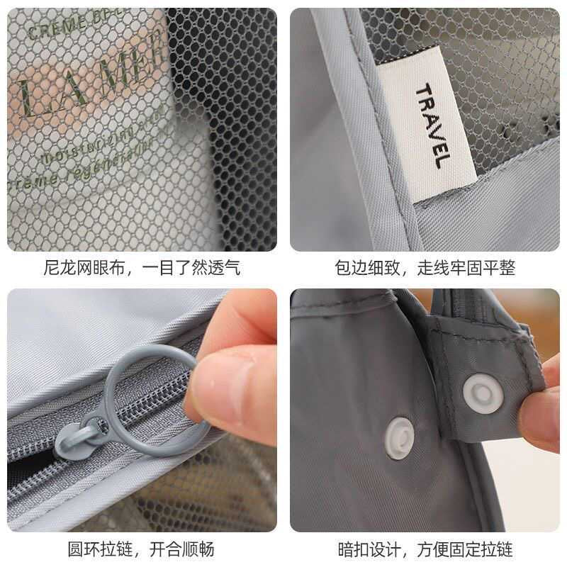 Toiletries Bag, Cosmetic Bag, Simple Men's Travel Carry-On Organizer, Female Dormitory Large-Capacity Waterproof Bag