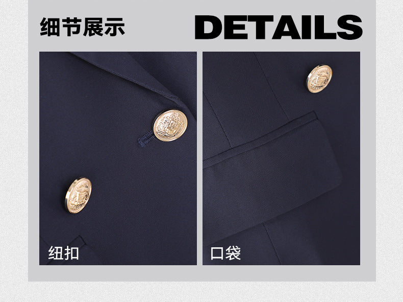 Seven-point Sleeve Suit suit Women's Spring and Summer New College Student Work Clothes Interview Dress Slim-fit Jacket Professional Suit