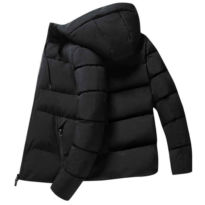Winter new men's cotton-padded coat padded coat cotton-padded coat tide brand winter hooded versatile down cotton-padded jacket #933