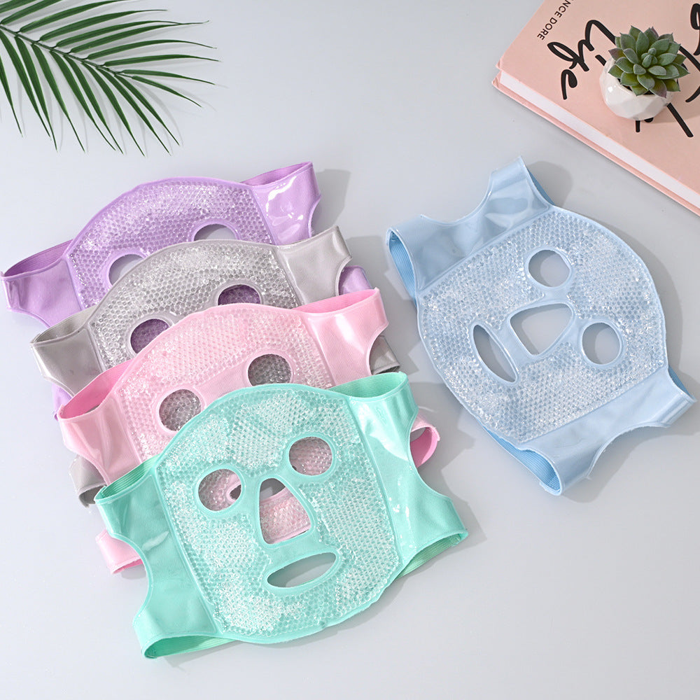 Ice Mask, Ice Eye Mask, Ice Pack, Facial Mask, Postoperative Recovery Artifact, Hot Compress, Full Face Cooling, Super Soft Face Mask