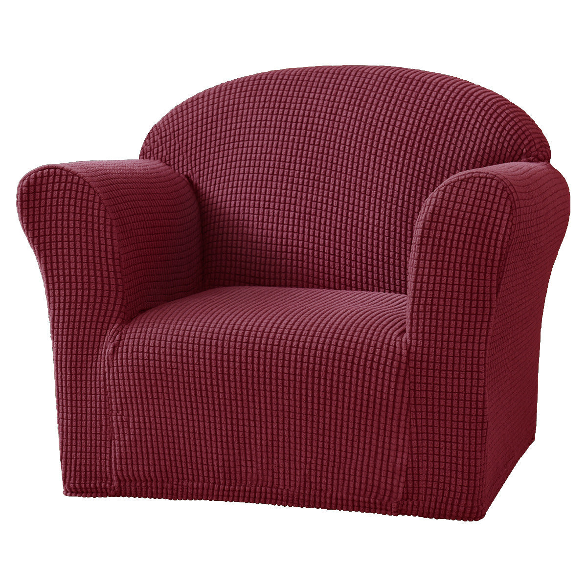 Cross-border Exclusive Elastic Fleece Children's Sofa Cover Solid Color Simple Small Sofa Cover Baby Sofa Cover