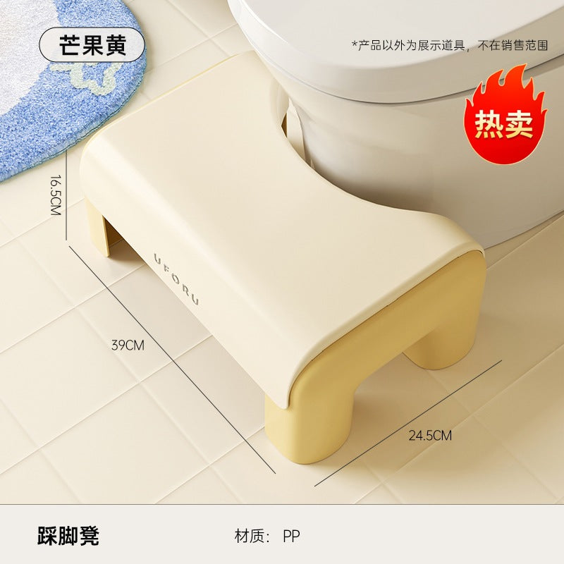 Children's Toilet Auxiliary Stool Toilet Toilet Squatting Pit Helping Artifact Household Thickened Non-slip High-value Foot Stool