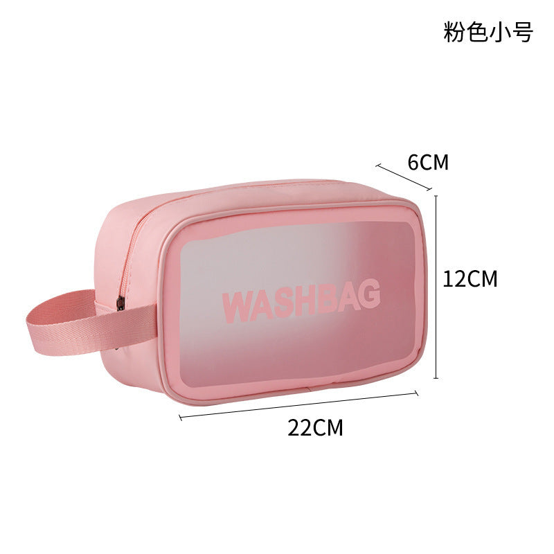 Cosmetic Bag in Ins Style, Large Capacity Women's Makeup Bag, Waterproof Toiletry Bag, Portable Travel Storage Bag, Popular Ins Style