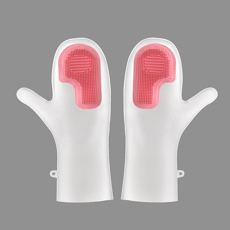 New multifunctional magic brush housework dishwashing gloves kitchen cleaning brush bowl waterproof durable waterproof non-slip wholesale