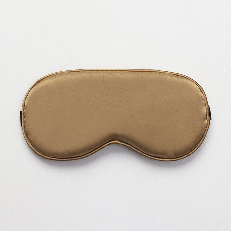 Cross-Border Eye Masks in Stock, Double-Sided Imitation Silk Sleep Wholesale, Blackout for Nap, Travel, Aviation, Full Blackout Eye Protection