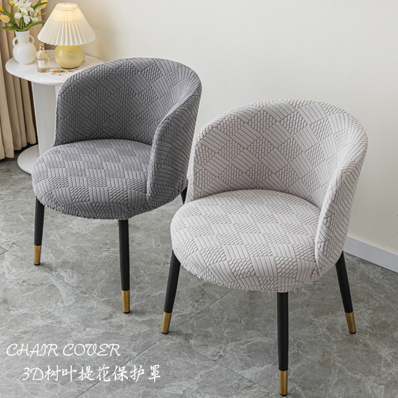 Curved chair cover dressing table dressing table office coffee shop conference semicircle chair cover chopsticks cover cover cloth