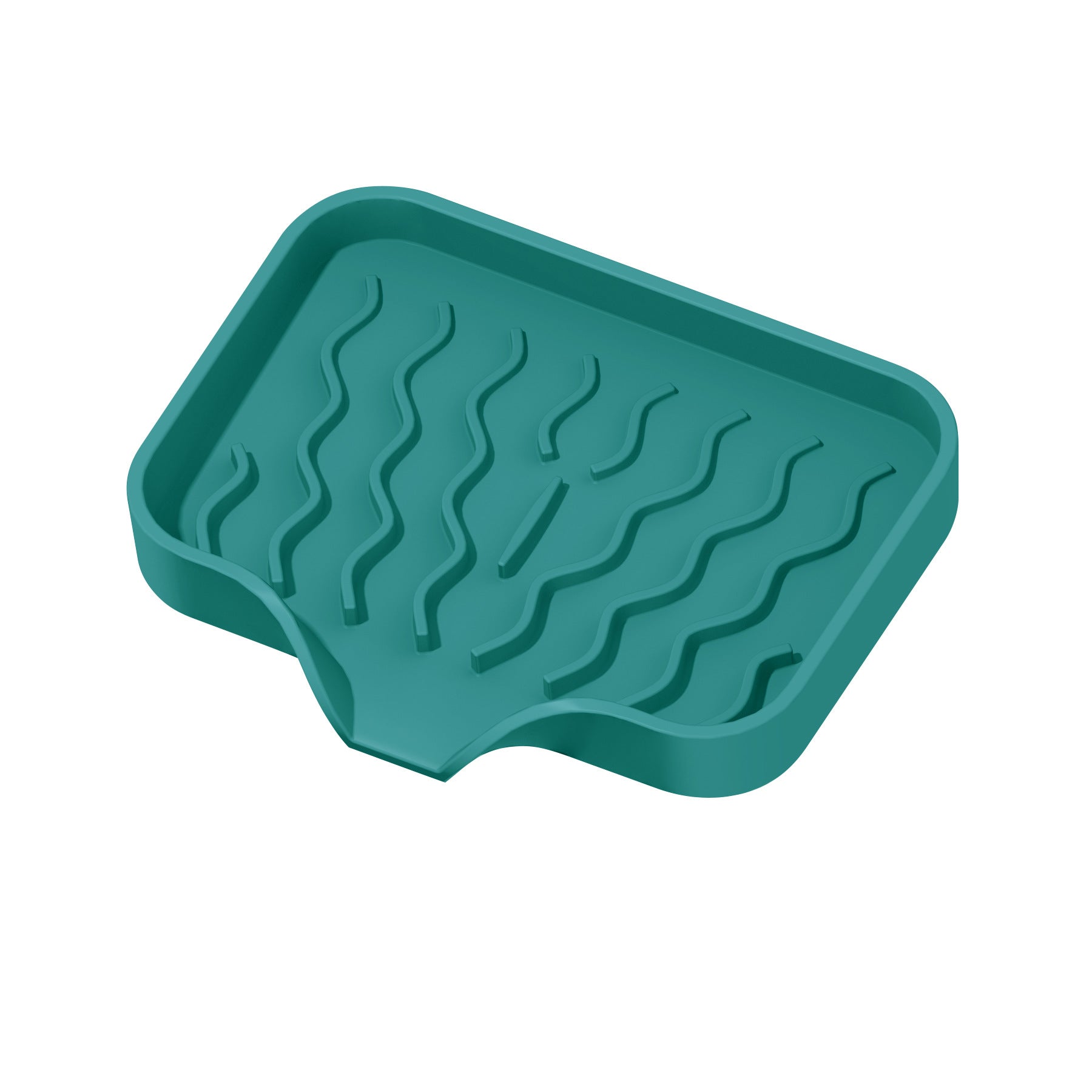In-Stock New Draining Mat Storage Rack, No-Drill Soap Holder, Silicone Soap Box, Japanese-Style Bathroom Soap Rack