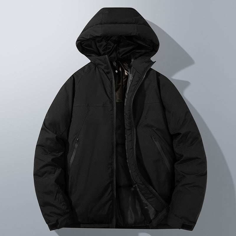 Autumn and Winter New Graphene Cotton Coat Couple's Same Style Windproof Waterproof Loose Casual Hooded Thickened Jacket
