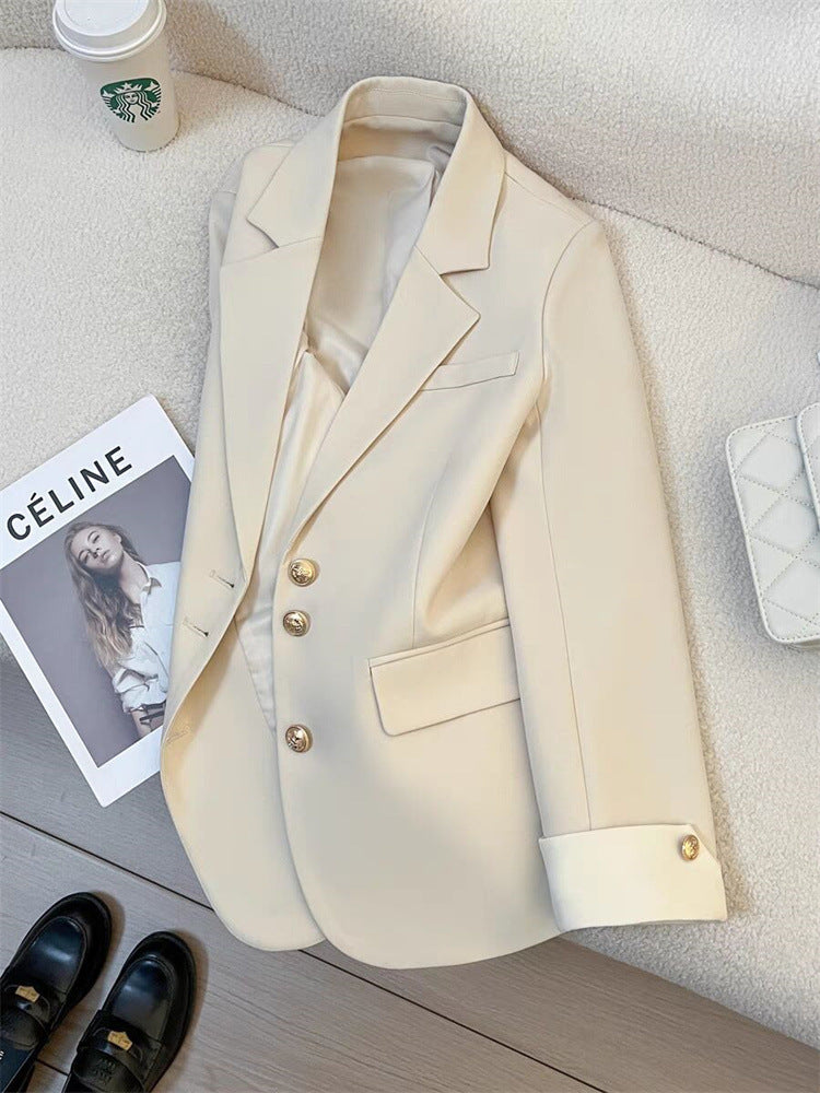 2026 New Style Elegant Commuter Blazer for Women, Spring and Autumn, Unique Design, Trendy Cross-Border Suit