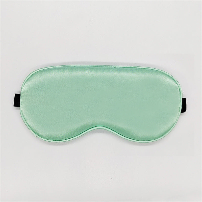 Cross-Border Eye Masks in Stock, Double-Sided Imitation Silk Sleep Wholesale, Blackout for Nap, Travel, Aviation, Full Blackout Eye Protection