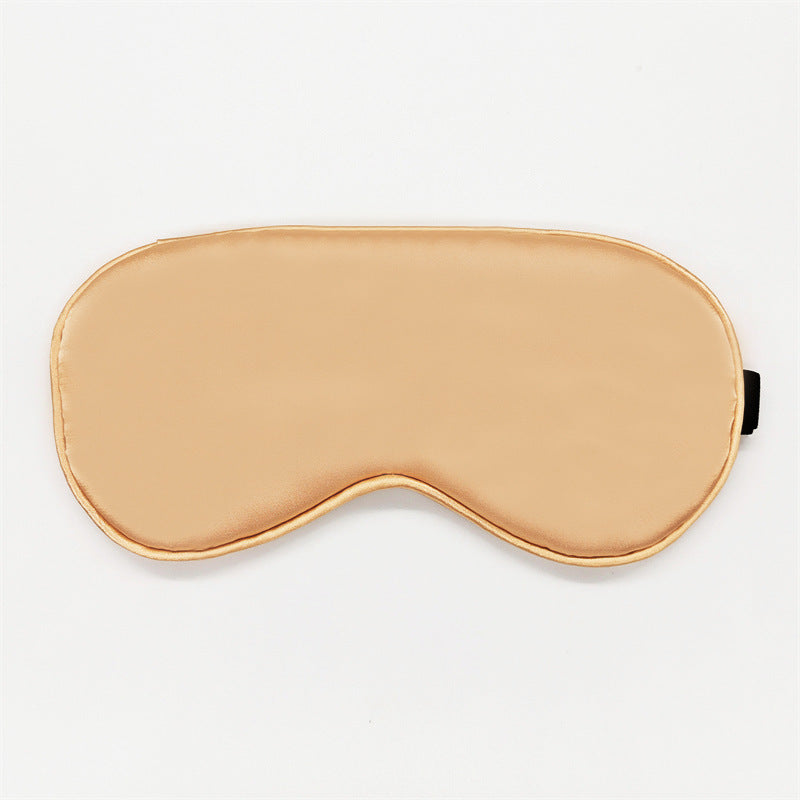 Cross-Border Eye Masks in Stock, Double-Sided Imitation Silk Sleep Wholesale, Blackout for Nap, Travel, Aviation, Full Blackout Eye Protection