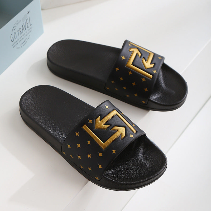 Home Slippers Women's Indoor Bathroom Non-slip Sandals Summer Outdoor Casual Fashion Slippers Outdoor Couple Slippers