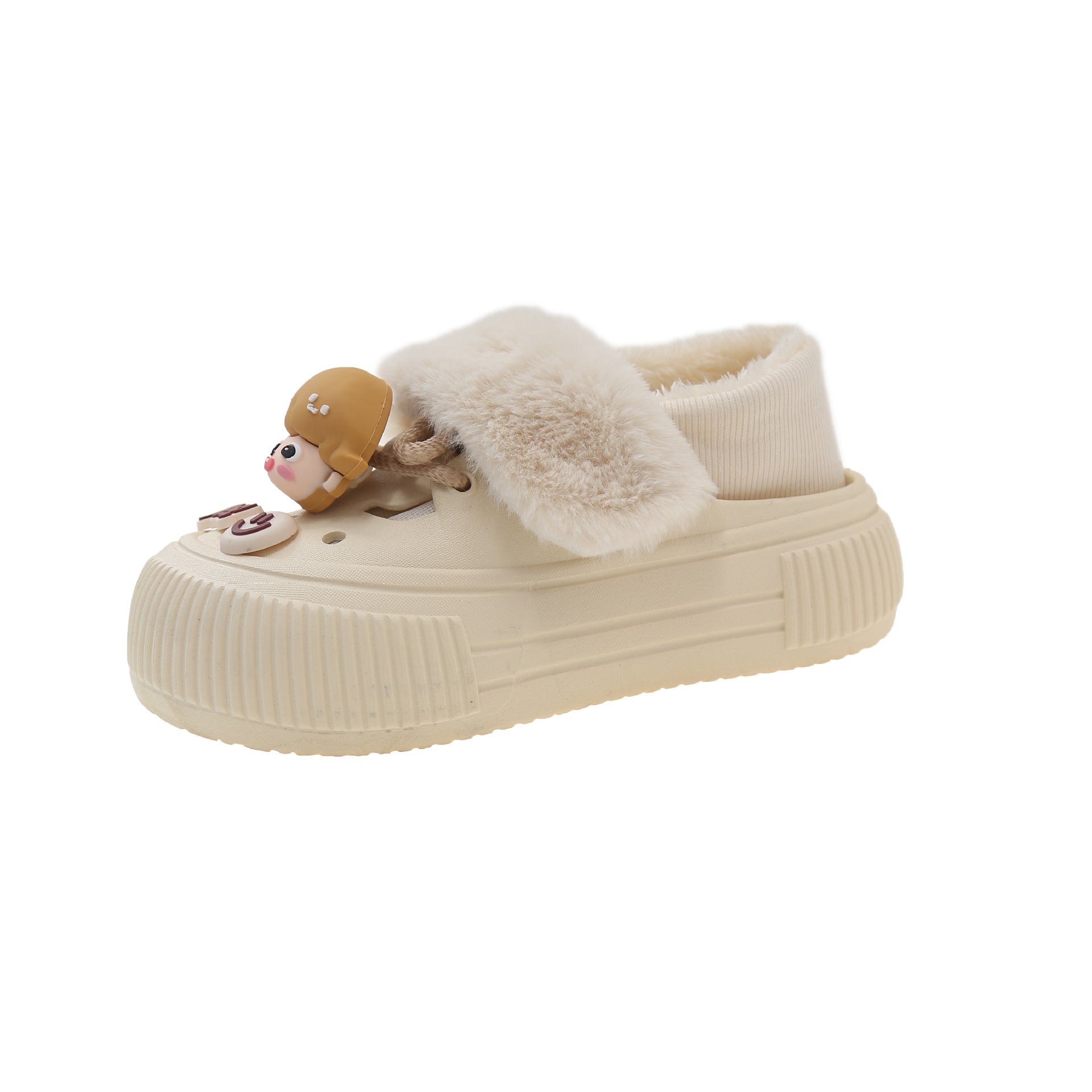 Detachable Cotton Slippers for Women 2025, Comfortable Home Slippers, Cute and Warm, Closed-Back Plush Maternity Cotton Shoes for Autumn and Winter