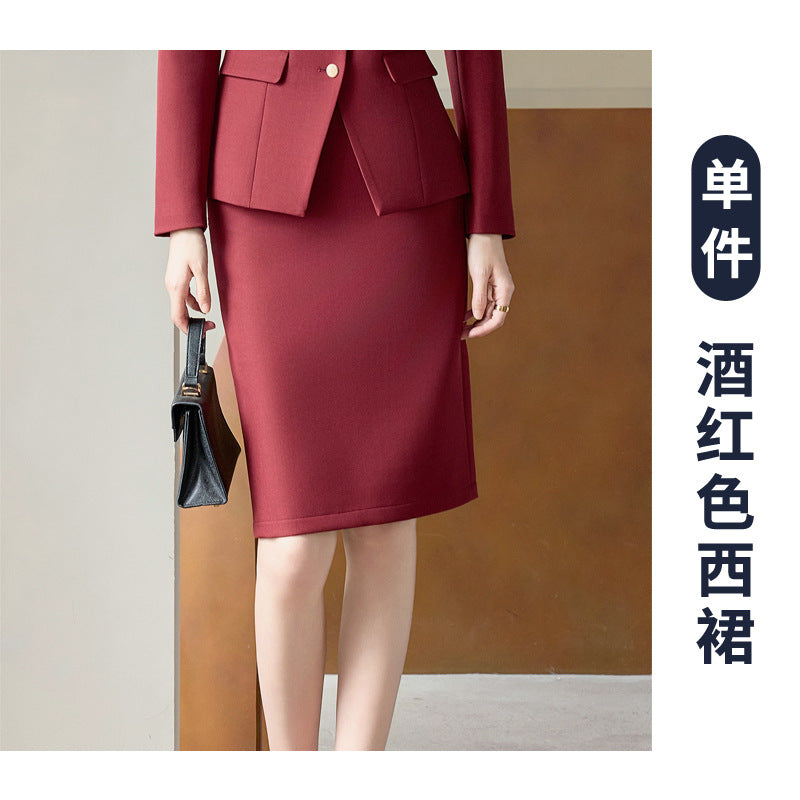 Suit Suit for Women Spring & Fall New Fashion Elegant Goddess Style Professional Wear Formal Wear Beauty Salon Jewelry Store Work Clothes
