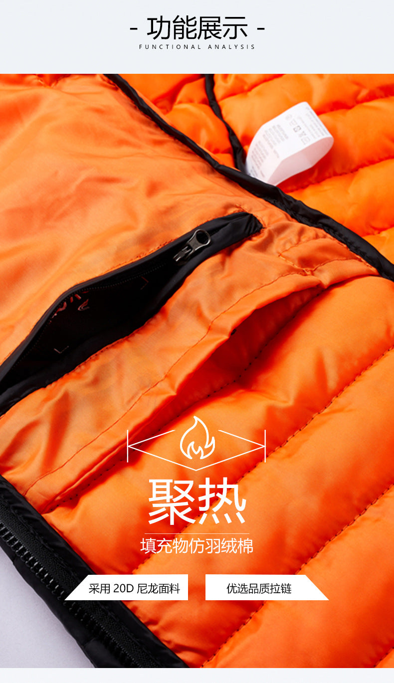 2025 Autumn/Winter Ribbed Jacket with Zipper, Detachable Hood, Men's Cross-Border E-Commerce Dropshipping, 2025 New Model