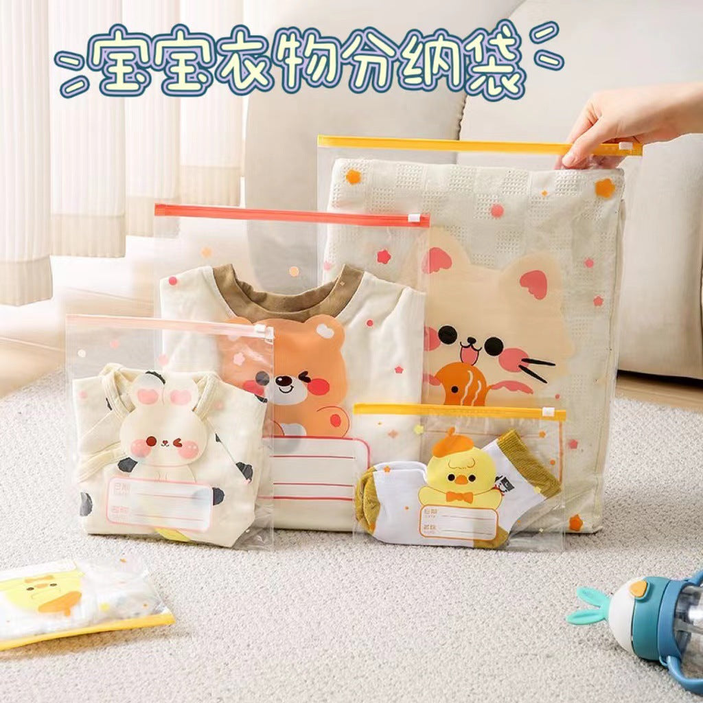 Kindergarten Storage Bag, Kidsren's Preparation for Kindergarten Clothing Storage Bag, Waterproof Sealed Storage Baby Special Packaging Bag