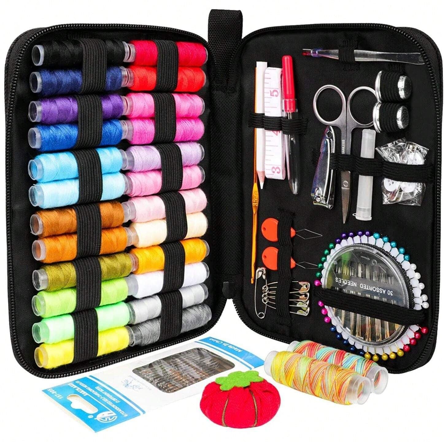 Sewing Box Household High-Quality Dormitory Sewing and Mending Sewing Kit Portable Wedding Sewing Kit Practical Sewing Thread Box