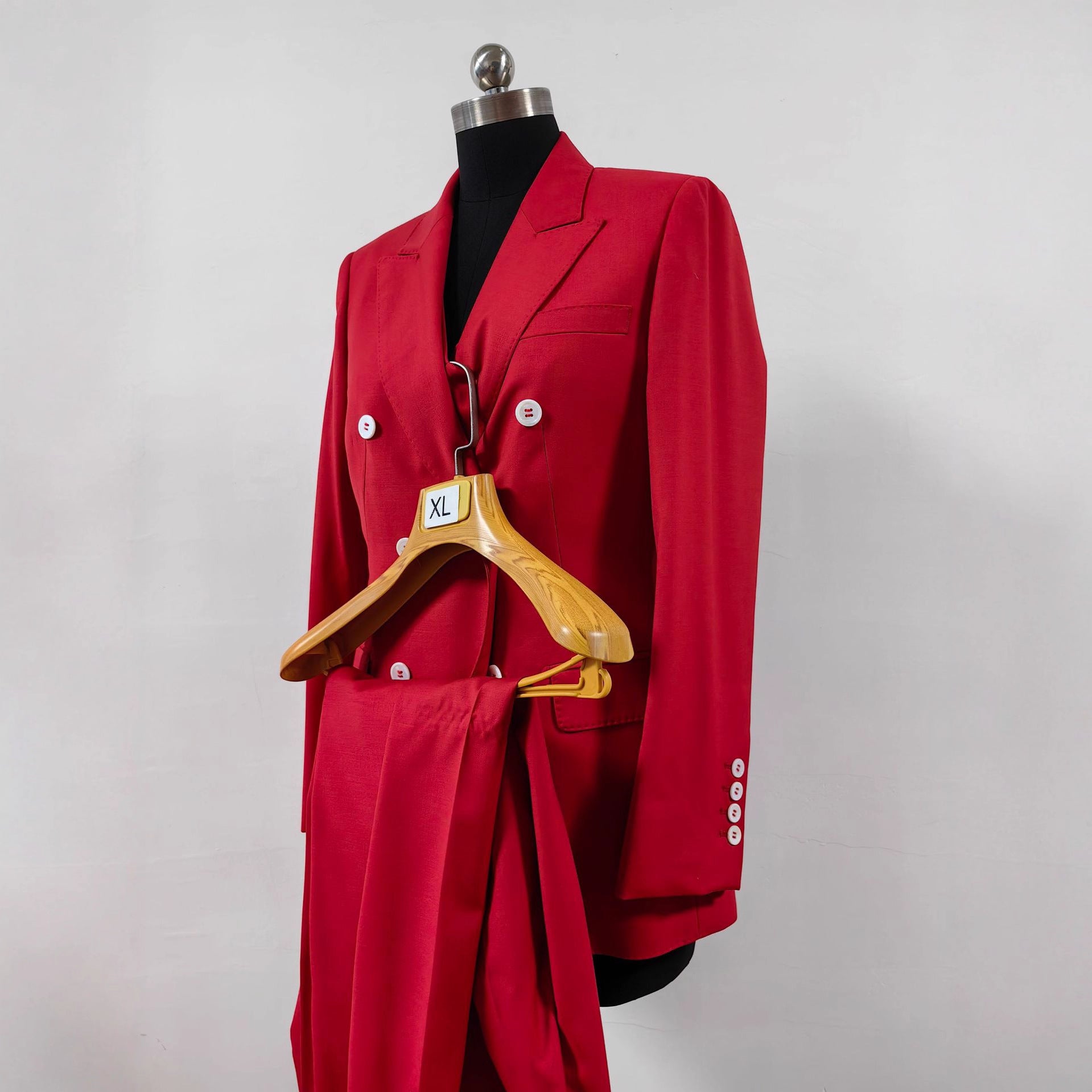 Women's Pants and Jackets Wholesale Red Business Attire Fashion Suits Factory Direct Sales Chinese Style New Chinese Women's Clothing
