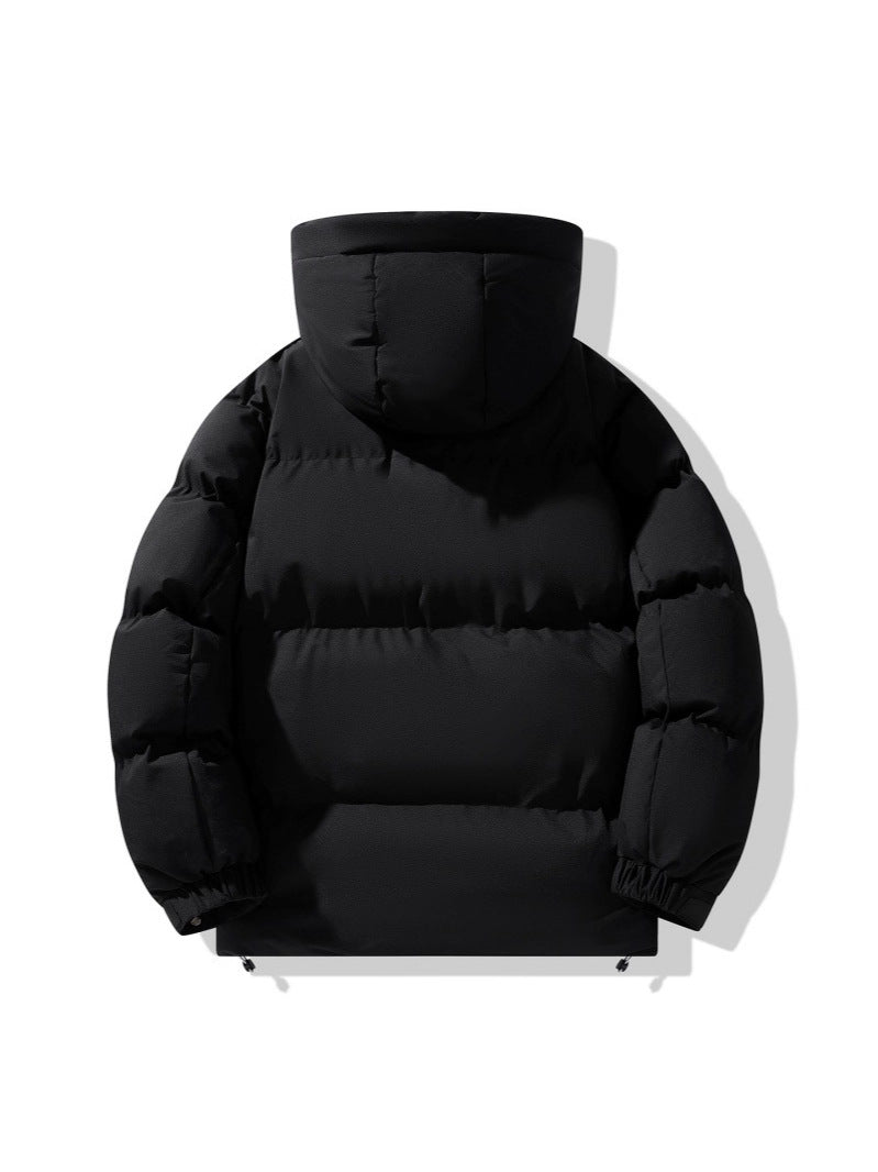 Autumn and Winter New Graphene Cotton Coat, Warm Couple's Same Style Hooded Cotton Jacket, Thickened Winter Coat