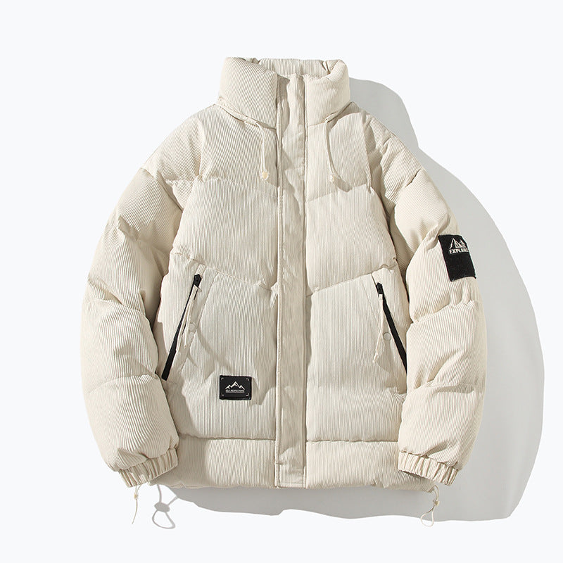 American Street Fashion Brand Graphene Winter Thickened I Charge Daily Casual All-match Cotton Jacket