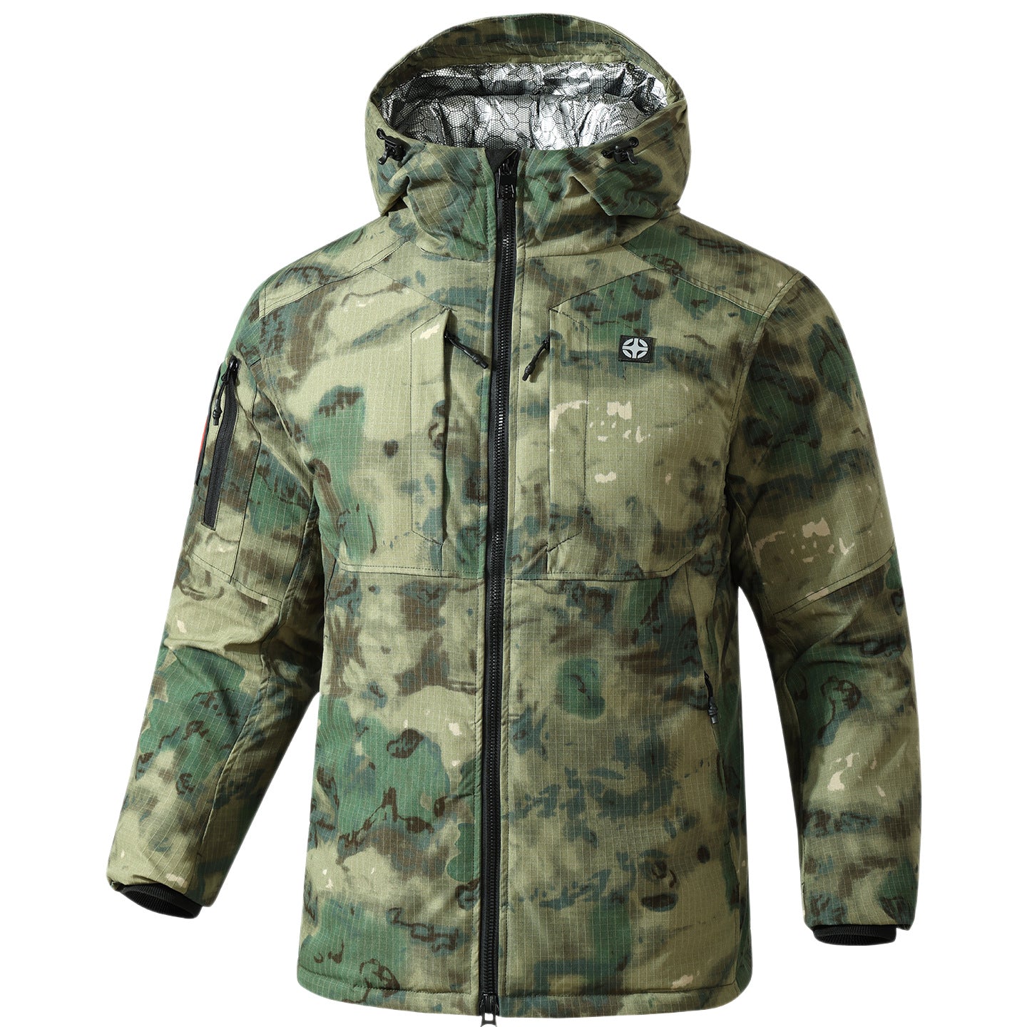 Upgraded Graphene Camouflage Cotton Coat, Thickeneded Cold-Proof and Waterproof Cotton Coat, Anti-Scratch and Wear-Resistant Cotton Jacket, Cold Storage Warm Cotton Coat