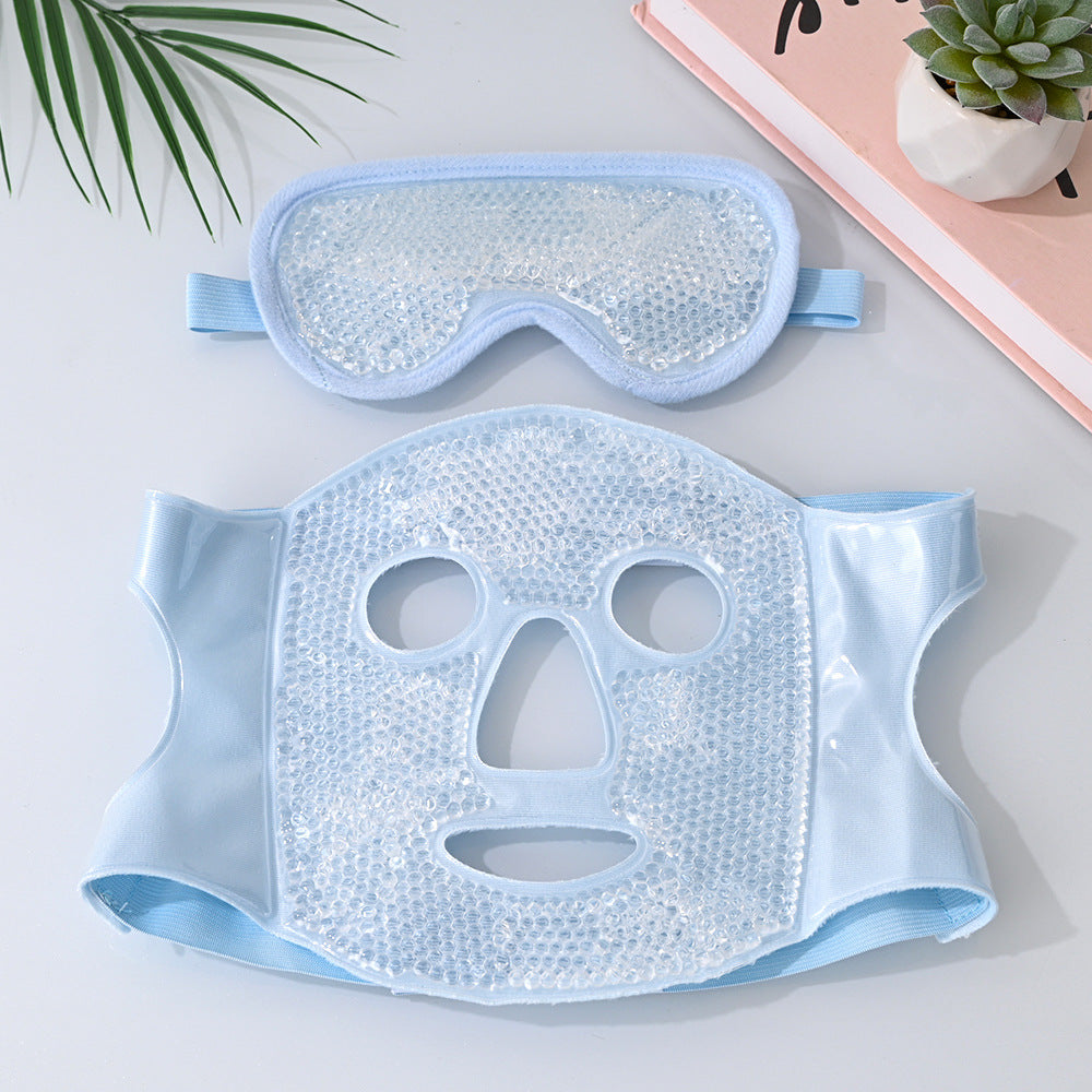 Ice Mask, Ice Eye Mask, Ice Pack, Facial Mask, Postoperative Recovery Artifact, Hot Compress, Full Face Cooling, Super Soft Face Mask