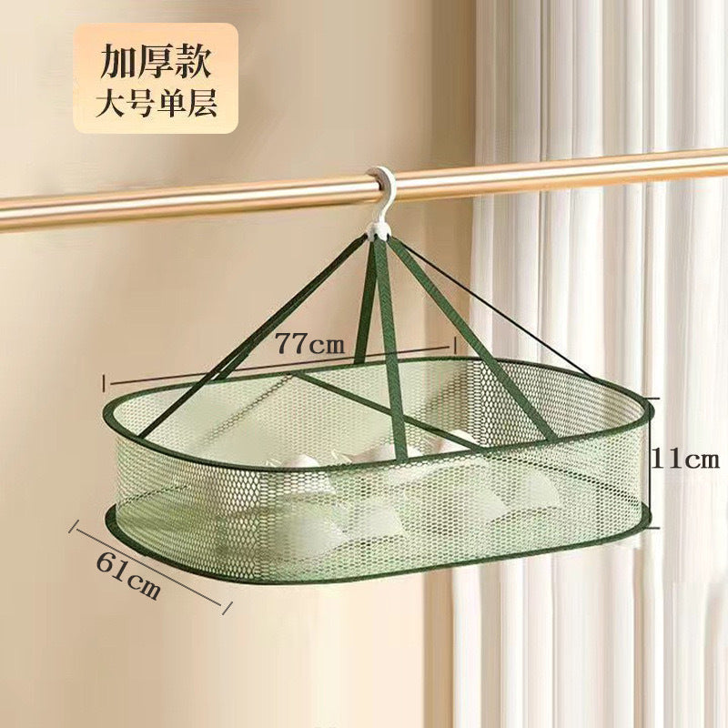 Thickened and Bold Clothes Drying Net, Sock Drying Artifact, Clothes Drying Basket, Mesh Bag for Drying, Special Clothes Drying Rack for Household Sweaters