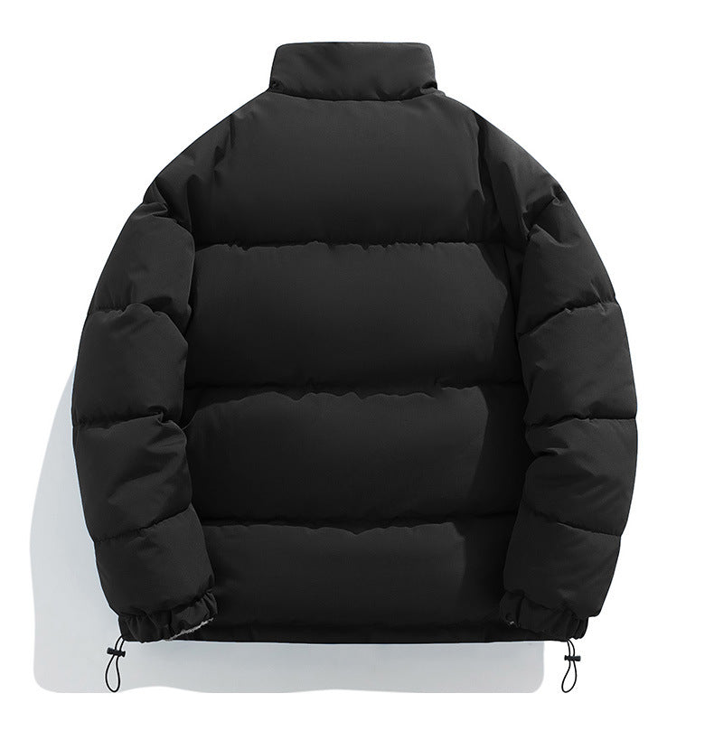 Men's Winter New Cotton Coat with Lamb Fleece, Thickened Couple's Stand Collar Casual Trendy Cotton Jacket Manufacturer