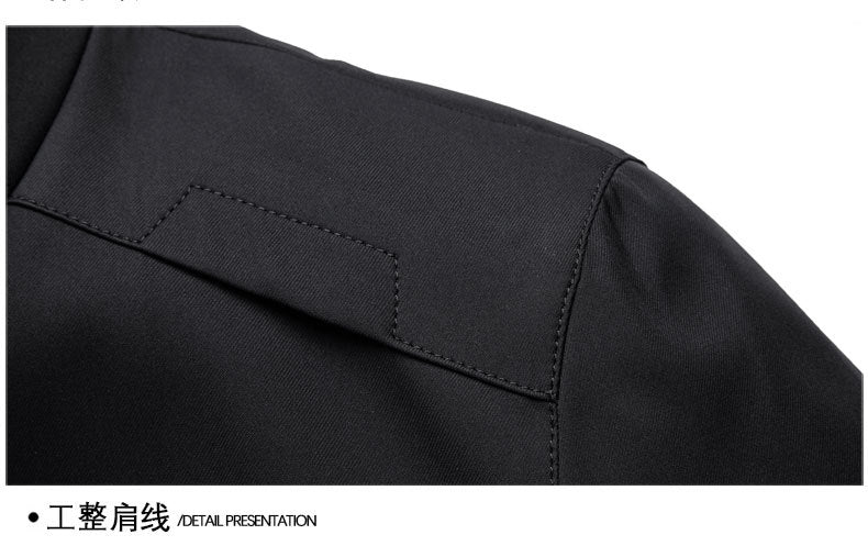 Is the brand of middle-aged and elderly men's windbreaker coat 2024 new winter stand collar long business dad cotton-padded jacket