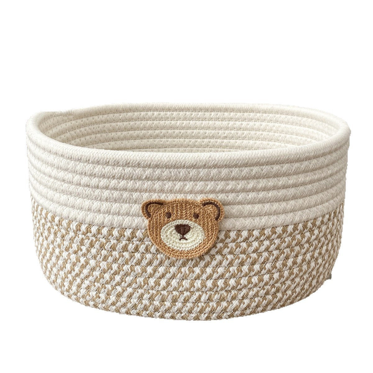 Cotton Rope Woven Cute Snack Storage Basket Creative Home Desktop Remote Control Storage Box Bedside Storage Basket