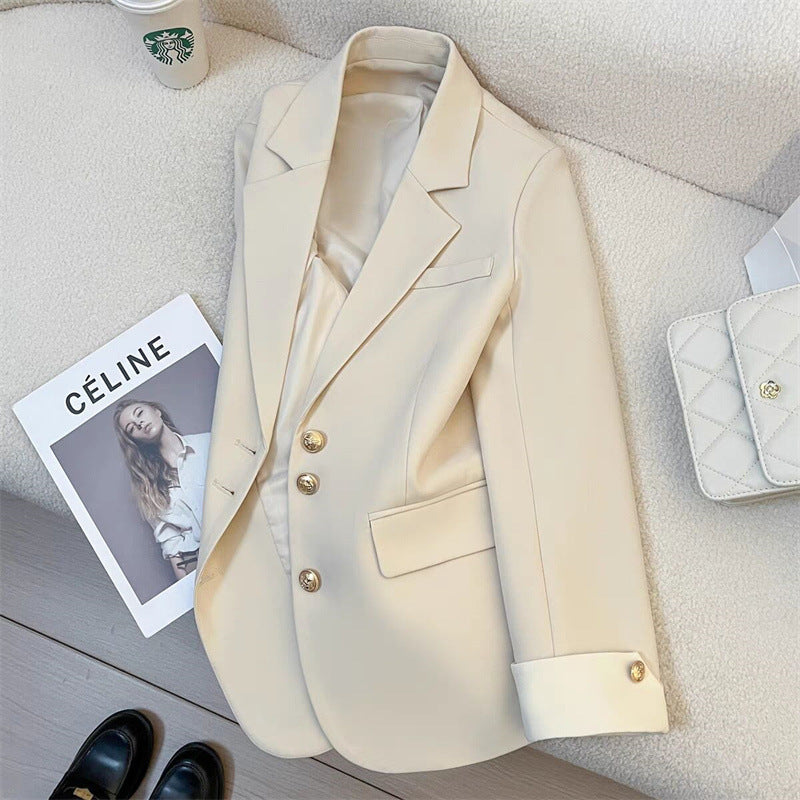 2026 New Style Elegant Commuter Blazer for Women, Spring and Autumn, Unique Design, Trendy Cross-Border Suit