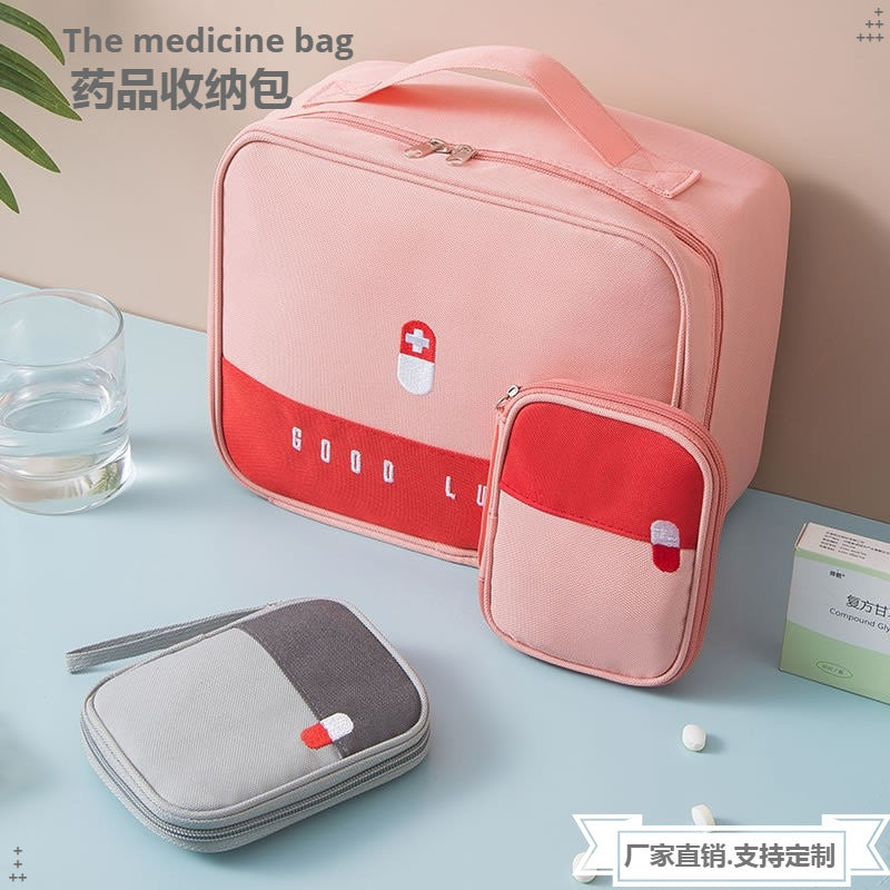 Medical Storage Bag, Large-Capacity Medical Emergency Bag, Travel Medical Storage Bag, Home Medicine Storage Box