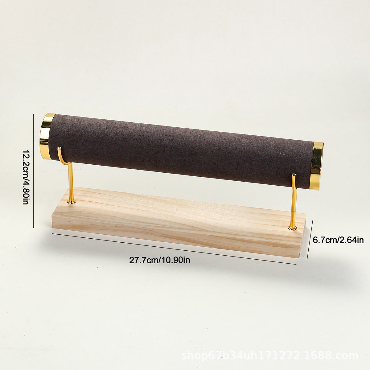 Solid Wood Jewelry Display Stand, Multi-Purpose Bracelet and Watch Storage, Removable Jewelry Props Display, Shooting Exhibition
