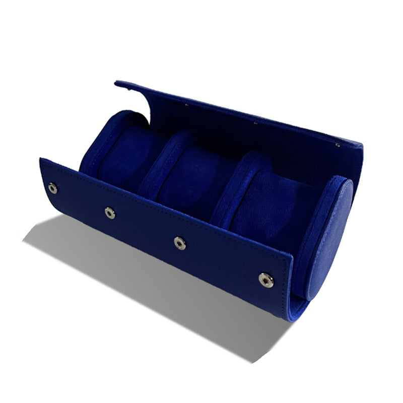 2025 Cross-Border Portable 1-Digit 2-Digit 3-Digit Watch Box Pu Leather Watch Storage Box Packaging Box Wholesale