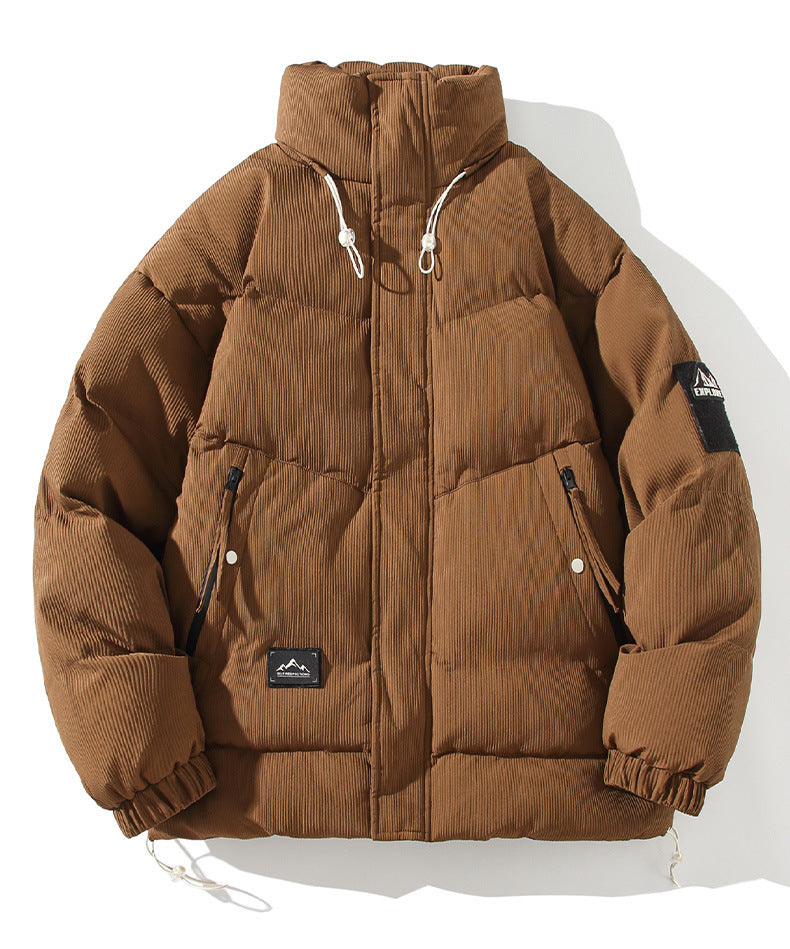 American Street Fashion Brand Graphene Winter Thickened I Charge Daily Casual All-match Cotton Jacket