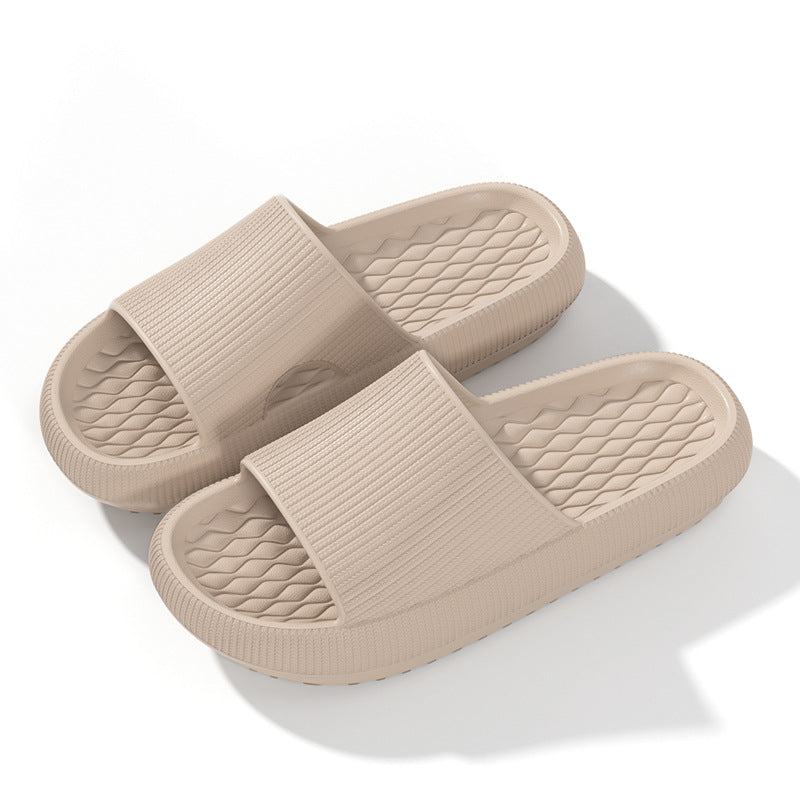 Women's summer ins indoor home EVA bathroom dormitory thick bottom non-slip couple summer slippers men can wear outside