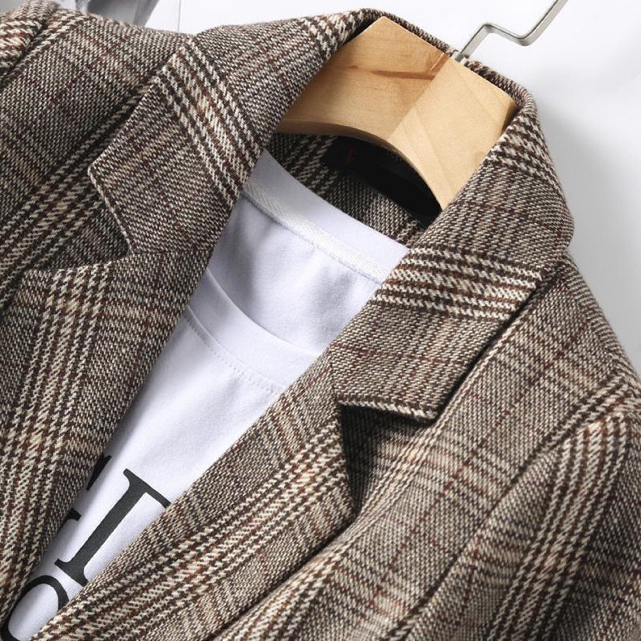 Plaid Small Suit for Women 2025 Spring and Autumn New Versatile British Style Spring and Autumn Loose Trendy Mom Casual Suit Jacket for Women