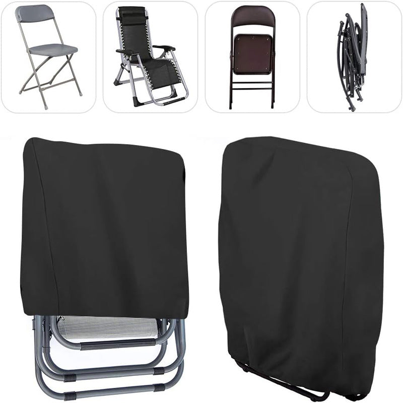 210D Folding Recliner Cover Balcony Garden Courtyard Anti-Blow Dustproof Cover Protective Cover Windproof and Uv Resistant