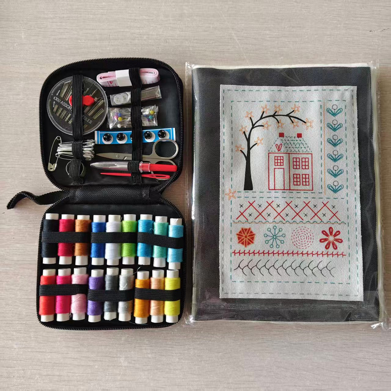 Cross-Border Hot-Selling Household Portable Sewing Kit, Daily Sewing Tools Multi-Piece Set, Handmade Sewing Kit