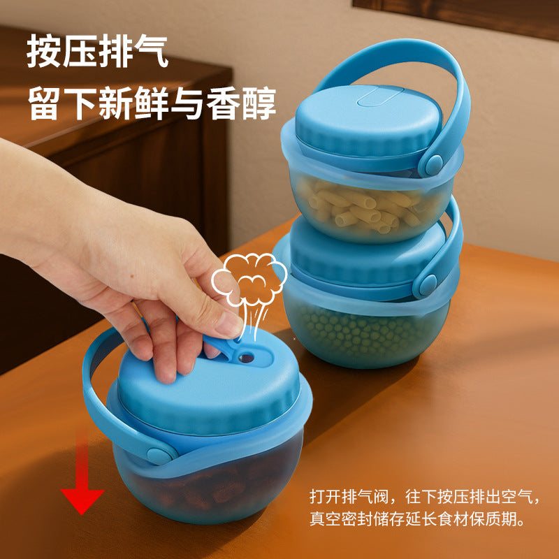 Platinum Silicone Fresh-Keeping Sealed Refrigerator Freezer Storage Kitchen Divided Storage Household Food Preservation Bag