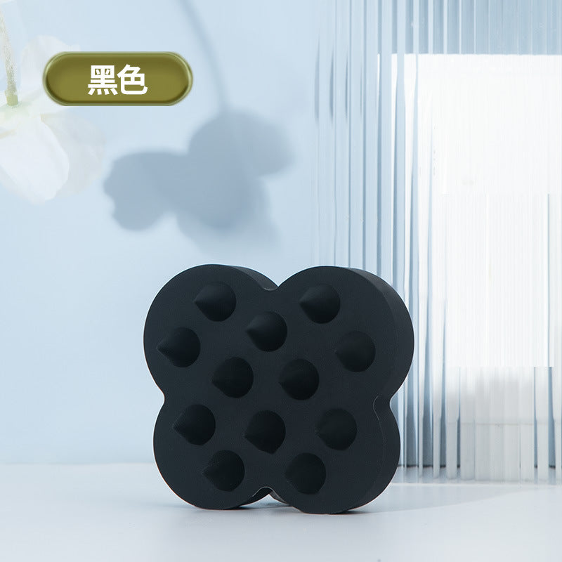 Cross-Border Japanese Shampoo Comb Scalp Massage Comb Hair Comb Silicone Shampoo Brush Butterfly Bath Brush Wholesale